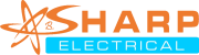 B. Sharp electrical logo